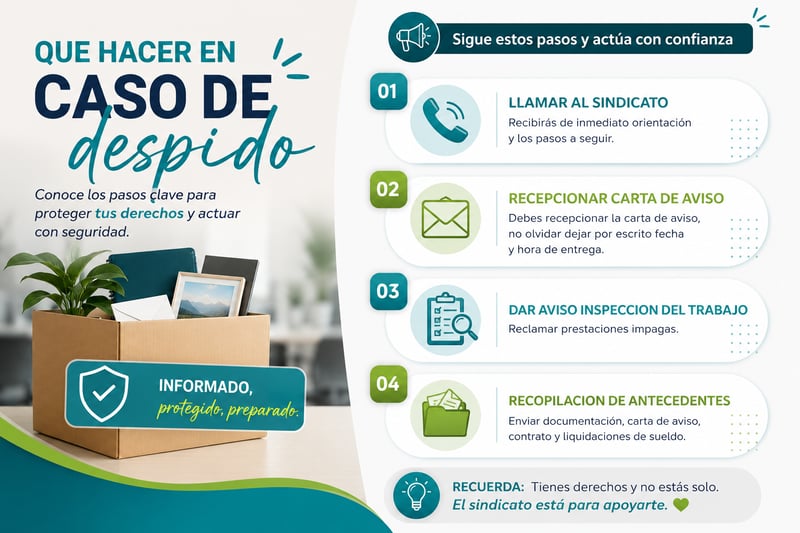 DERECHOS EN CASO DE DESPIDO