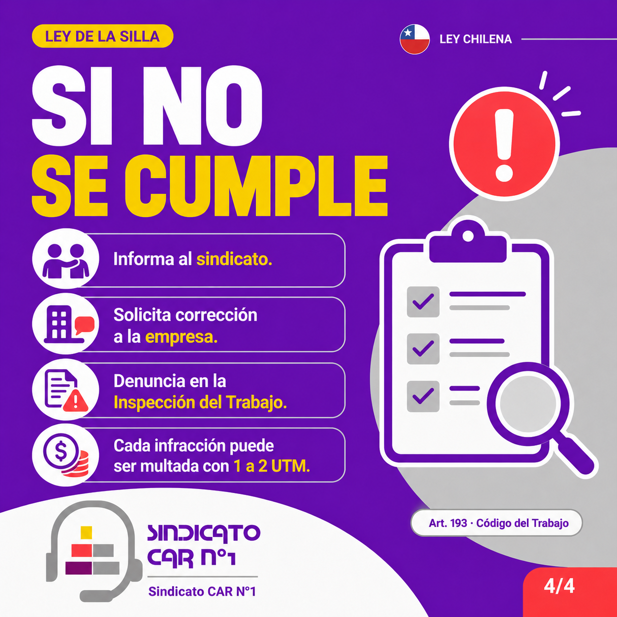 ley silla 4