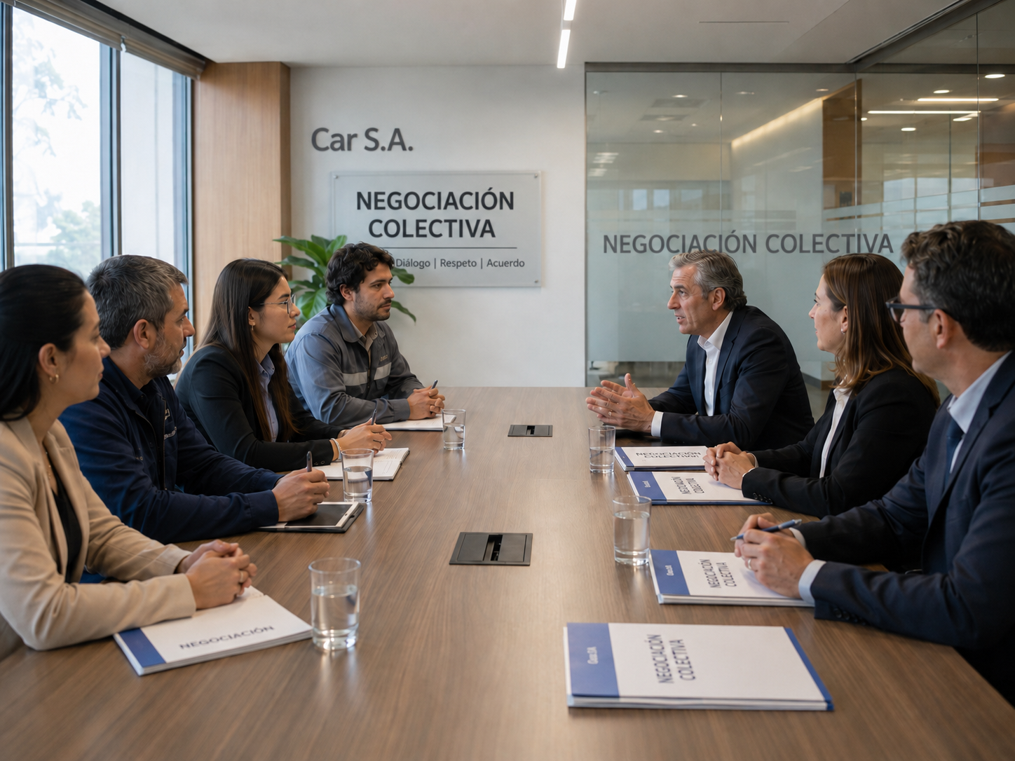 reunion negociacion colectiva